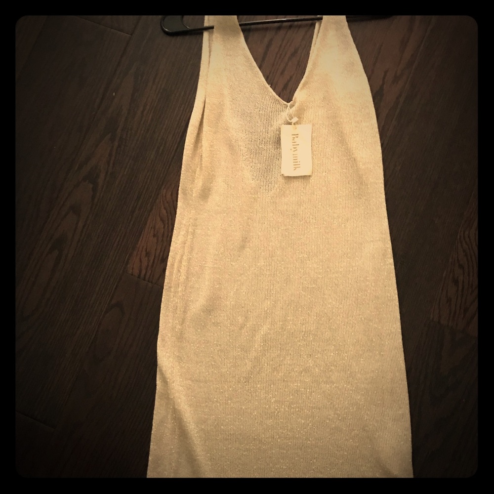 BabyMilk Gold Knitted Dress